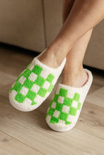 Load image into Gallery viewer, Checked Out Slippers in Green