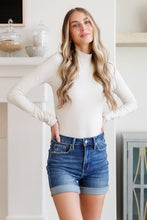 Load image into Gallery viewer, Simple Situation Mock Neck Bodysuit in White Pearl
