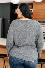Load image into Gallery viewer, Warm Thoughts Ribbed Top in Charcoal