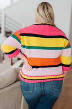 Load image into Gallery viewer, Bright Side Striped Sweater