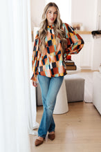 Load image into Gallery viewer, Call It What It Is Mod Print Blouse