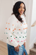 Load image into Gallery viewer, Candy Buttons Pom Detail Sweater