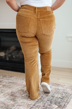 Load image into Gallery viewer, Cordelia Bootcut Corduroy Pants in Camel