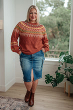 Load image into Gallery viewer, Cozy Chalet Fair Isle Sweater