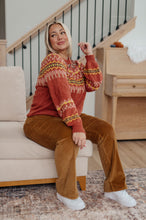 Load image into Gallery viewer, Cozy Chalet Fair Isle Sweater
