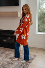 Load image into Gallery viewer, Enough Anyways Floral Cardigan in Burnt Orange
