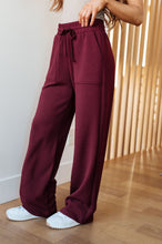 Load image into Gallery viewer, Handle That Straight Leg Pants in Wine