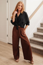 Load image into Gallery viewer, Harmony High Rise Wide Leg Pants in Brown