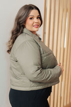 Load image into Gallery viewer, Hear Me Out Lightweight Puffer Jacket in Olive