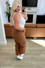 Load image into Gallery viewer, Briar High Rise Control Top Wide Leg Crop Jeans in Camel