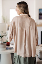 Load image into Gallery viewer, In Your Thoughts Oversized Dolman Sleeve Top in Champagne