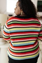 Load image into Gallery viewer, Keep Dreaming Striped Sweater