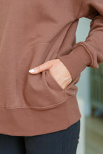 Load image into Gallery viewer, Leena Mock Neck Pullover in Cocoa