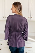 Load image into Gallery viewer, Love On The Line V-Neck Peplum Blouse
