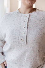 Load image into Gallery viewer, Never Give Up Henley Sweater