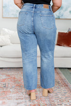 Load image into Gallery viewer, Nora High Rise Rigid Magic Destroy Slim Straight Jeans