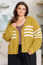 Load image into Gallery viewer, On Top of the World Striped Cardigan