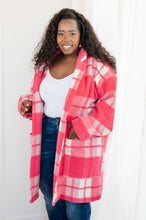 Load image into Gallery viewer, Passion in Plaid Coat in Pink