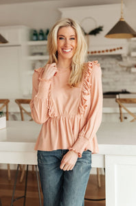 Sweet Confession Top In Blush