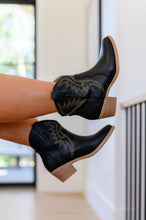 Load image into Gallery viewer, Two Step Western Bootie in Black