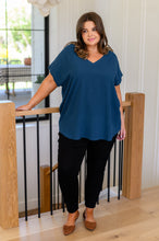 Load image into Gallery viewer, Very Much Needed V-Neck Top in Teal