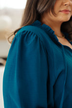 Load image into Gallery viewer, We Believe Keyhole Tie Detail Blouse