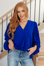 Load image into Gallery viewer, What Do You Say Balloon Sleeve Blouse